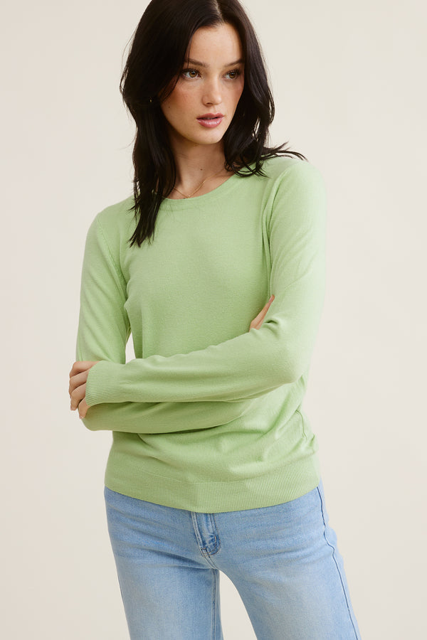 Spring Green Sweater