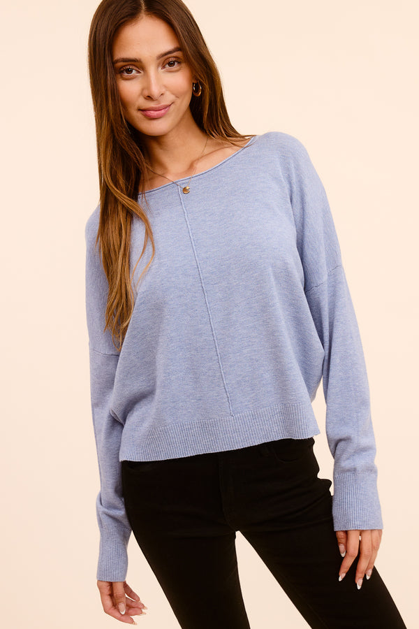 Denim Blue Sweater