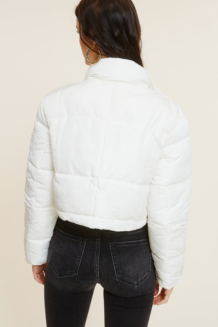 Ivory Puffer Jacket